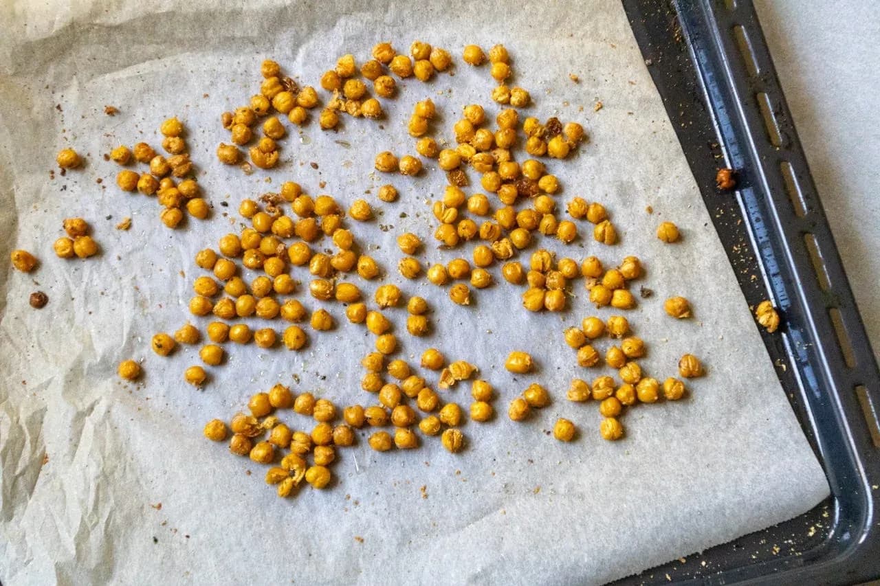 Ensalada de garbanzos crujientes 🥗