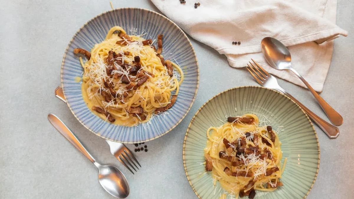 La auténtica carbonara de HelloMamma! Market